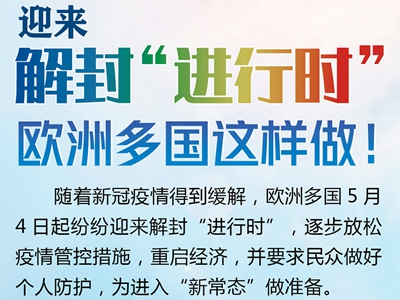 【圖解】迎來(lái)解封“進(jìn)行時(shí)” 歐洲多國(guó)這樣做！