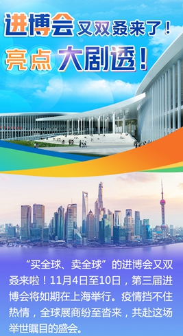 進博會又雙叒來了！亮點大劇透！