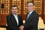 吳邦國會(huì)見伊朗總統(tǒng)