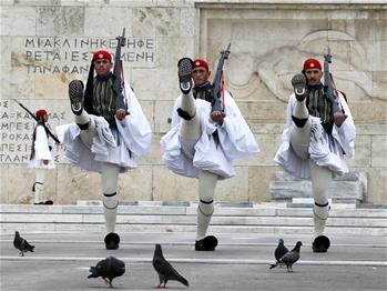 總統衛(wèi)隊&mdash;&mdash;雅典市中心的獨特風景