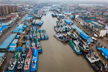 臺風(fēng)&ldquo;安比&rdquo;過境江蘇啟東